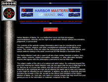 Tablet Screenshot of harbormastersofmaine.com